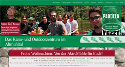 Desktop Screenshot of aktivmuehle.de