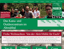 Tablet Screenshot of aktivmuehle.de